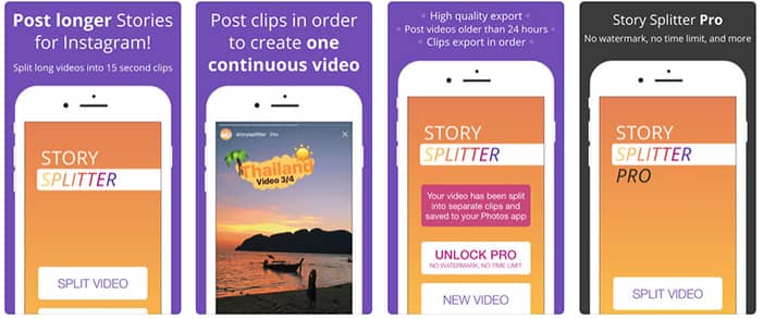 story splitter para instagram