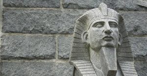 ejemplo de hieratismo egipcio