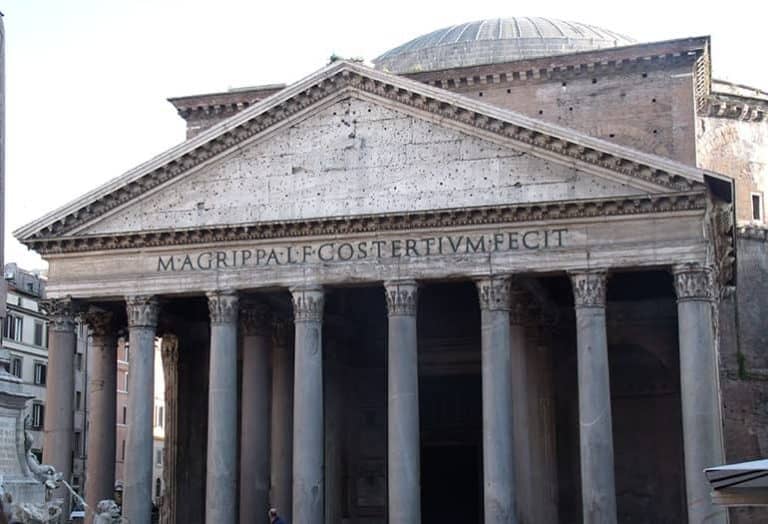 orden toscano en el panteón de agripa