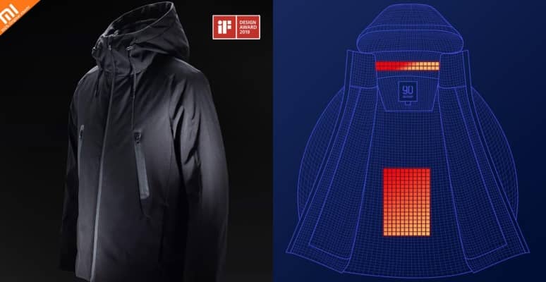 chaqueta calefactable xiaomi 90