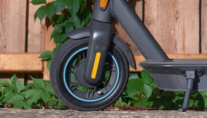 rueda de un patinete eléctrico